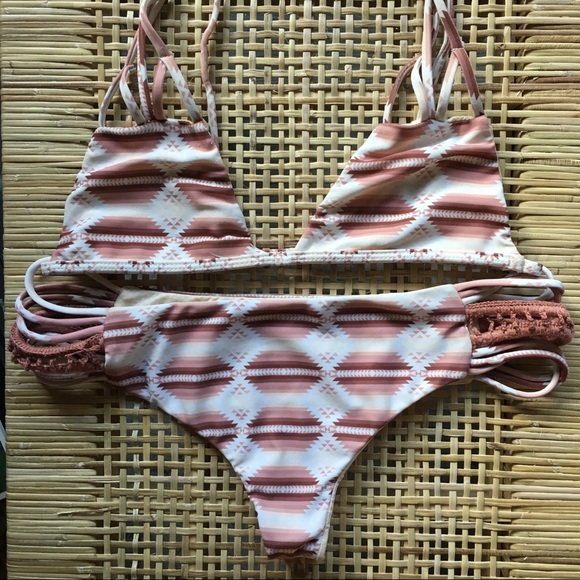 acacia swimwear Other - Acacia bikini Tribal Ombré SET